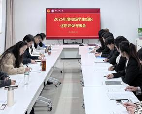 校团委召开校级学生组织负责人述职考核会